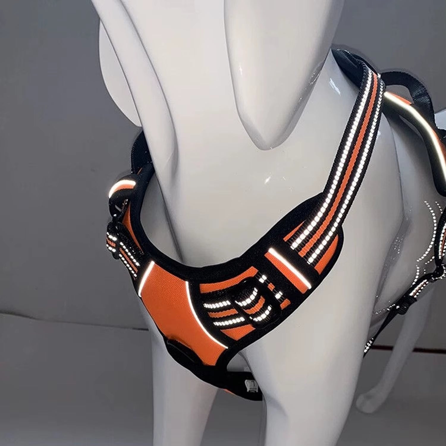 Dog Harness No Pull Pet Harness Adjustable Padded Dog Vest with Easy Control Handles for Large Dogs Adjustable Oxford Vest