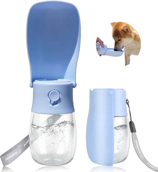 Foldable Dog Water Bottle, Portable Water Dispenser, Dishwasher Safe Pet Accessories for Walking, Hiking, Travel