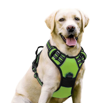 Dog Harness No Pull Pet Harness Adjustable Padded Dog Vest with Easy Control Handles for Large Dogs Adjustable Oxford Vest